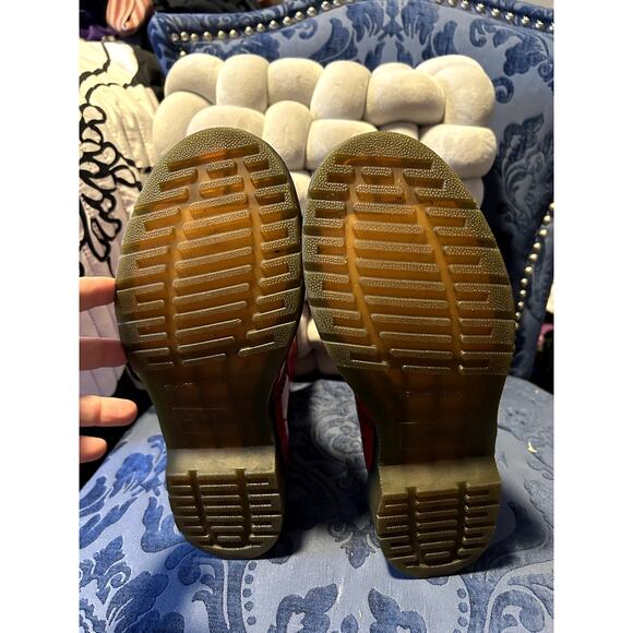 Dr Martens Fire Engine Candy Apple Red Patent Leather Size 9/EU 41 - Picture 6 of 9